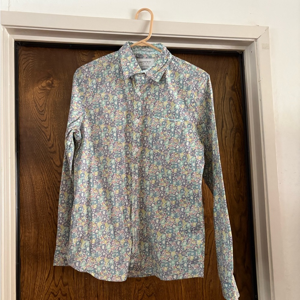 Floral Patterned Woman Small shirt